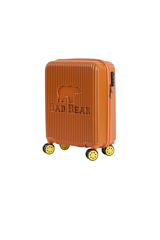 Bad Bear Logo Turuncu Kabin Boy Tekerlekli Abs Valiz 40 Lt. - Turuncu