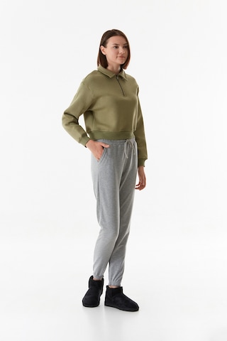 Fullamoda Basic Beli Lastikli Jogger Eşofman Altı 24mgb7767210131-gri Gri