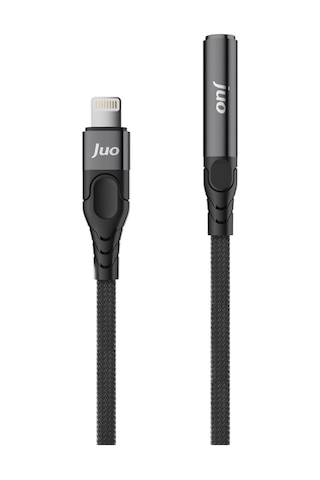 Juo Lightning To 3.5mm Jack Aux Kulaklık Çevirici Dönüştürücü Adaptör Kablo