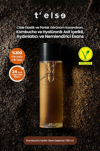 Cilde Parlak Görünüm Kazandıran Aydınlatıcı Ve Nemlendirici Esans T Else Kombucha Hydro Glow Essence