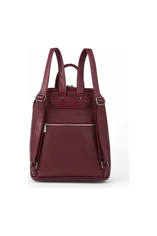 Bilik Deri Bordo Kadın Sırt Çantası Dlr01 085 Bordo