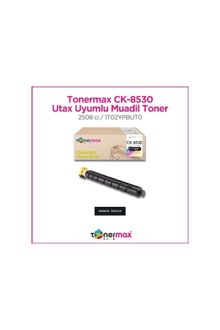 Utax Ck-8530 Uyumlu Toner Sarı / 2508 Ci / 1t02ypaut0