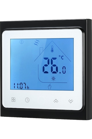 Padalink Bht-002gb 16a Zemin Isıtma Termostati - Lcd Ekranlı, Enerji Tasarruflu, Kolay Kurulum, Beyaz+siyah
