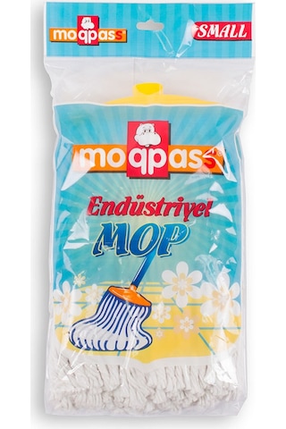 Moqpass Endüstriyel İp Mop Small Beyaz