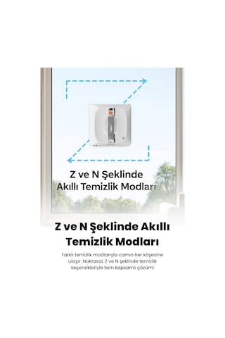 Mieco WA9 Pro Çift Yönlü Su Püskürtmeli Cam Temizleme Robotu (Kumandalı)