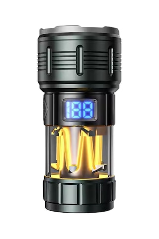 Şarj Edilebilir El Feneri - Wison - 1000 Lümen - 10 Watt Çok Renkli