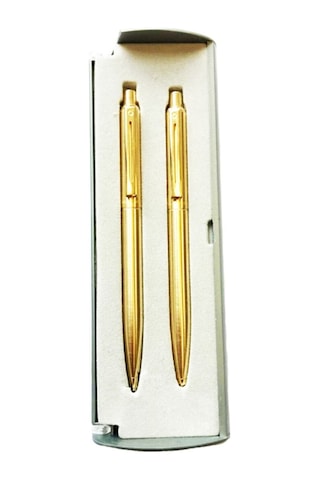 Sheaffer Altın Gövde Ve Klips Tükenmez+versa Çok Renkli