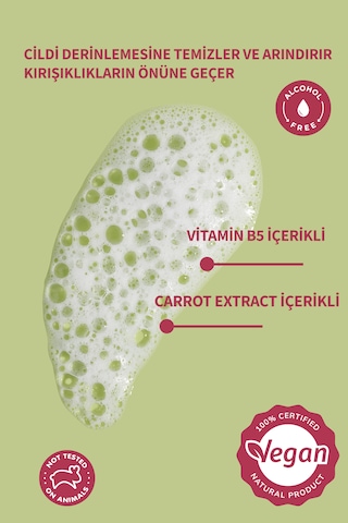 Lucille Yağlı Ciltler İçin Vegan Yüz Yıkama Jeli B5 Vitaminli