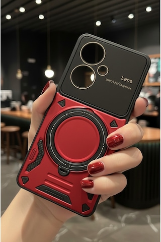 Oppo Reno 11f Kılıf Kamera Korumalı Stand Özellikli Maksimum Darbe Korumalı Kapak Oppo Reno 11f Kılıf Kamera Korumalı Stand Özellikli Maksimum Darbe Korumalı Kapak