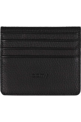 Damy Hakiki Deri Unisex Kartlık 512mg - Siyah
