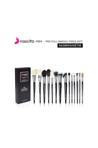 Nascita Pro Essentials Collection Makyaj Fırça Seti 14'lü Nasbrushset38 Nascita Pro Essentials Collection Makyaj Fırça Seti 14'lü Nasbrushset38