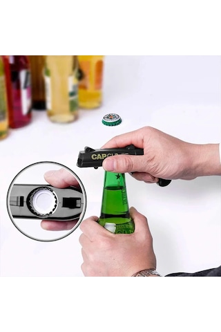 Liangmei Taşınabilir Kapak Tabancası Yaratıcı Uçan Kap Ahşap