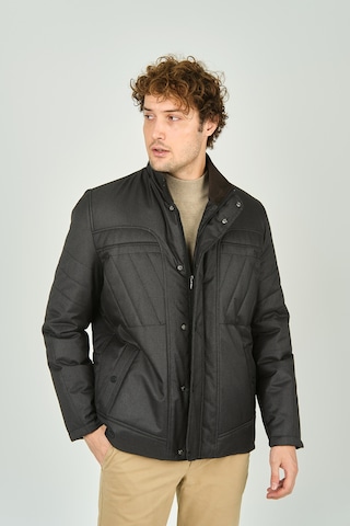 Lucas Erkek Hakim Yaka Fermuar Ve Çıtçıt Kapamalı Kaban 4784 Haki Haki