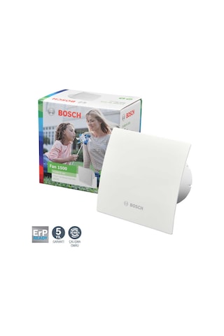 Bosch F1500 W 100 Sessiz Plastik Banyo Aspiratörü-Fanı 102 M3H