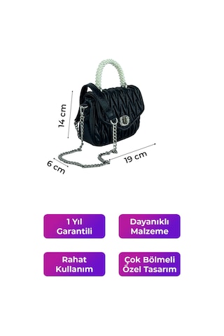 Kriste Bell Kadın Çanta Siyah 26383 Siyah
