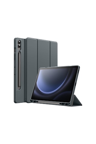 Samsung Galaxy Uyumlu Tab S10 Lite Fe/s10/s9 Fe/s9 Kılıf Kalem Bölmeli Smart Case X510 X710 12.4inç Değildir Kılıf