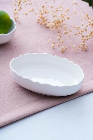 Acar Nirvana Oval Sunum Tabağı - 13.5 Cm