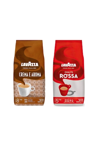 Lavazza Crema E Aroma 1kg+ Lavazza Qualita Rossa 1 Kg Çekirdek Kahve