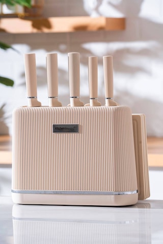 Cooper 10 Parça Standlı Kesme Tahtası Ve Bıçak Seti Diğer