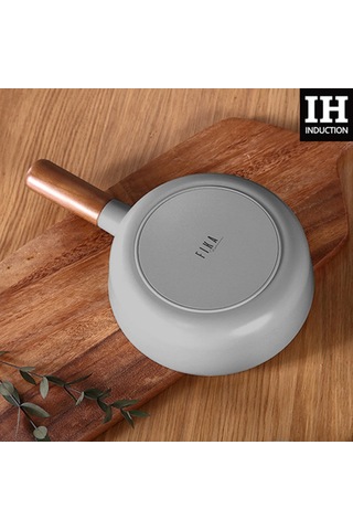 Neoflam Fika Gri Alüminyum Döküm Gaz ve İndüksiyonlu Wok Tava