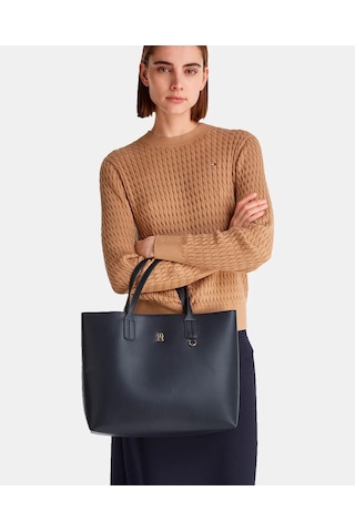 Tommy Hilfiger Kadın El Çanta Aw0aw17683dw6 Blue