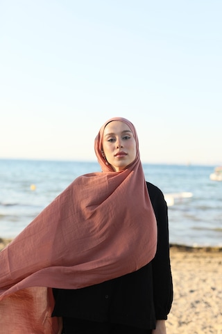 Moda Kaşmir Neo Pamuk Şal Serisi Marsala