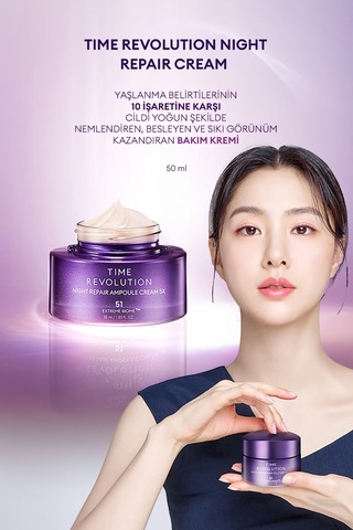 Missha Total Bakım Kremi & Balm Stick Time Revolution Night Repair Cream & Balm Duo Set