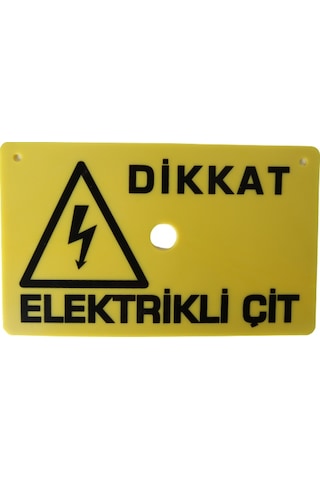 Elektrikli Çit Uyarı Levhası 4 Adet Elektrikli Çit Uyarı Levhası 4 Adet