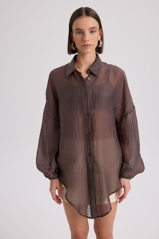 Mai Collection Mai Studios Co. Lyra Oversize Kahve Gömlek Kahve