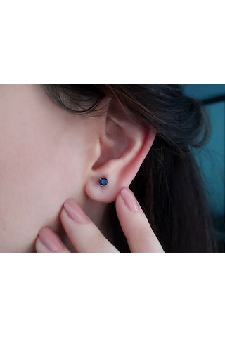 Sirius Safir Tektaş Küpe 0823E0038