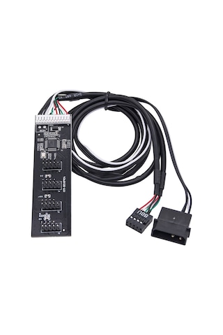 9 Pin Anakart Usb 2.0 Çoklayıcı Usb Hub 4 Erkek 9 Pin Uzatma Adaptörü