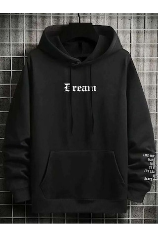 Altamira Unisex Dream Baskılı Oversize Kapşonlu Sweatshirt 001