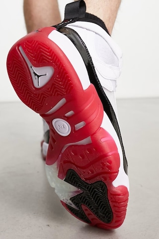 Nike Jordan Jumpman Two Trey Basketball Shoes White Bilekli Basketbol Ayakkabısı Beyaz Kırmızı Beyaz