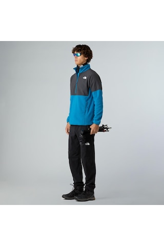 The North Face M Glacier Heavyweight 1/2 Zip Erkek Polar-30503 Mavi