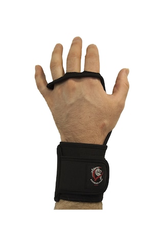 Dragondo 1752C Weightlifting Grip Ağırlık - Halter Eldiveni Siyah