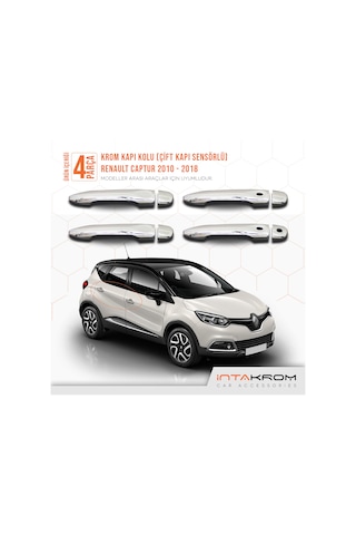 Renault Captur Krom Kapı Kolu 4 Kapı 2010-2018 - 2 Kapı Sensörlü