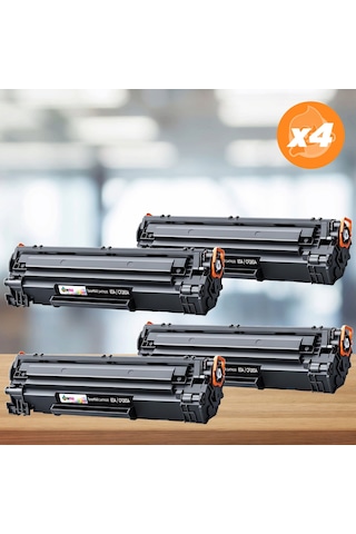 Hp 83a / Cf283a Uyumlu Toner 4'lü Paket / M201 / M125 / M225 / M127
