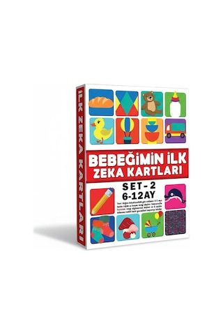 Bebeğimin İlk Zeka Kartları Seti - 6-12 Ay Bebek Gelişim Kartları