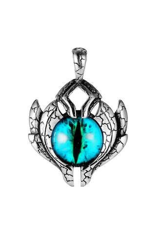 Sones 1926 Retro Demon Eyes Erkek Titanyum Çelik Kolye, Stil: Tek Kolye Çok Renkli