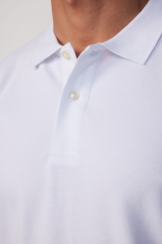 Tudors Erkek Slim Fit Dar Kesim Pamuklu Yumuşak Dokulu Serin Tutan Kumaş Düz Pike Beyaz Polo Yaka Tişört-30764-Beyaz