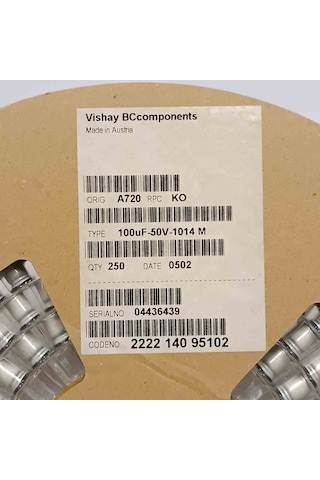 100mf 50v Smd Elko 50 Adet