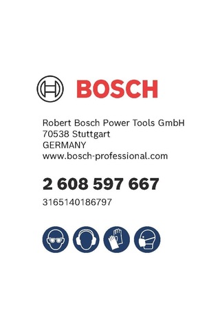 Professional Matkap Ve Kırıcı Delici Uçları, Taş Ve Beton, Gri, 1 Adet