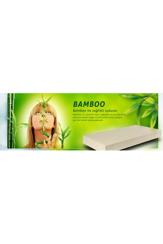 Pooly Ortopedik Bamboo Yaylı Yatak Bamboo Bebek Yatağı Yatak 70 x 110 CM