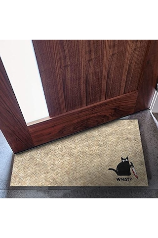 Monnhein Tasarımlı Dekoratif Kapı Önü Paspas, Dış Mekan/ev İçi/banyo/mutfak/yatak Odası/giriş Paspasları Ha Çok Renkli