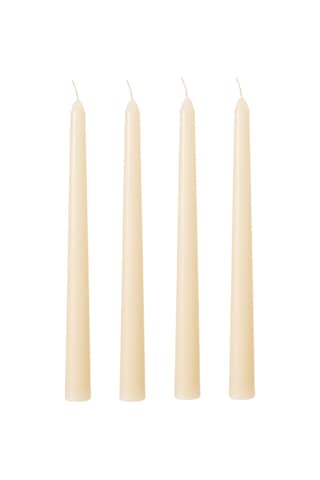 Mudo Home 4lü Şamdan Mum Krem 25cm 512172