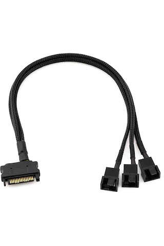 Sata Fan Power Kablosu 3 Port Y Pin Pwm Çoklayıcı Splitter Fan Ka