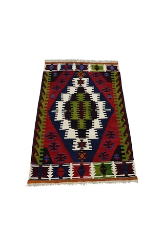 Kilim Antik El Dokuma Yün Niğde Çukurkuyu Kilimi 0085 - Yeni - Çok Renkli