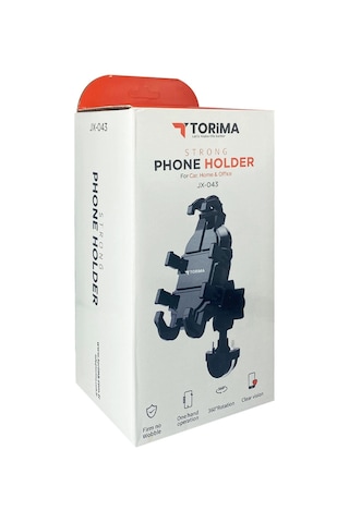 Torima Jx-043 Motosiklet- Bisiklet Telefon Tutucu Siyah