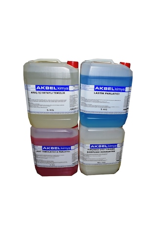 Akbel Oto Bakım ve Temizlik Seti 4 x 5 Kg