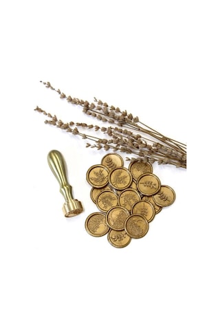Mühürcüm Kişiye Özel Pirinç Sap Ve Pirinç Kafa Mum Mühür Damgası 2.5 Cm Mhk100ps